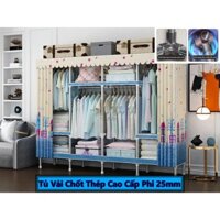Tủ Quần Áo Vải, Tủ Vải Khung Thép Titan Cao Cấp Các Loại Đa Dạng Kích Thước Đa Dạng Mẫu Mã