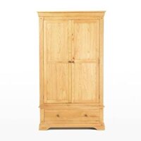 Tủ Quần Áo Victoria 2 Cánh Gỗ Sồi 1m