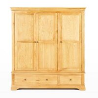 Tủ Quần Áo Victoria 3 Cánh Gỗ Sồi 1m4