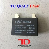 Tụ Quạt 1.5uF, Tụ điện dùng cho quạt máy điều hòa