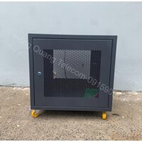 TỦ RACK 10U-D500 HIỆU TEKA-RACK - Đen sần,Cửa Mica
