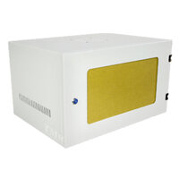 Tủ Rack 6U D400 Giá Rẻ Cửa Mica Màu Trắng