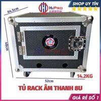 Tủ Rack 8U Dày Dặn 4 Bánh Xe - Cánh Cửa - Quạt Làm Mát, Tủ Máy 8U Âm Thanh Nhỏ Gọn Bảo Vệ Thiết Bị - H2Pro Audio