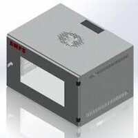 Tủ Rack Tủ Mạng 6U Treo Tường Giá Rẻ TMC2-6U Sâu D400, Trắng Cửa Mica