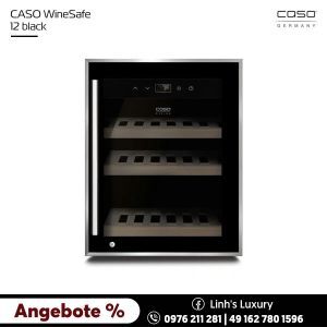 Tủ rượu Caso WineSafe 12 black