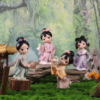 Tủ rượu công chúa cổ tích sáng tạo, tủ TV, đồ trang trí nhựa cho nhà, lễ hội tân gia, trang trí mềm mại