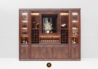 Tủ Rượu Gỗ Tự Nhiên TR-01VG