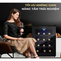 Tủ Rượu Vang 12 Chai Kocher KWEU-1012B (Tủ bảo quản Rượu Vang Cao Cấp)