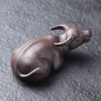 Tử Sa Trâu Trâu Trà Thú Trang Trí Ngưu Chuyển Càn Khôn Trà Chơi Chiêu Tài Sinh Tiếu Ngưu Tinh Phẩm Trà Bàn Từ B