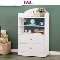 Tủ sách tích hợp tủ đồ đa năng 2 ngăn kéo cho bé thương hiệu HAJI - A145