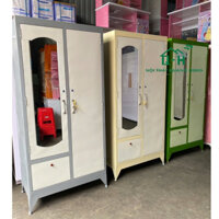 TỦ SẮT 2 CÁNH MÀU VÀNG