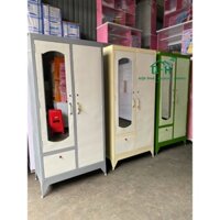 TỦ SẮT 2 CÁNH SƠN DẦU GIÁ RẺ TẠI XƯỞNG HCM