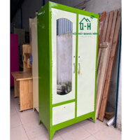 Tủ sắt  2 sơn dầu cánh 1m4 giá rẻ