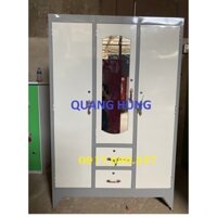 TỦ SẮT 3 CÁNH 2 HỌC ÂM - CAO 1M8 - HÀNG SẲN GIAO LIỀN TRONG NGÀY FREE - HCM