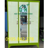 TỦ SẮT 3 CÁNH SƠN DẦU GIÁ RẺ HCM