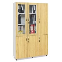 TỦ SẮT CÁNH GỖ 3 BUỒNG TSG04K-3