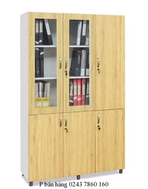 Tủ sắt cánh gỗ TSG04K-3