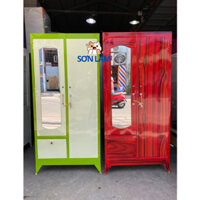 Tủ sắt đựng quần áo 1m8 giá rẻ - tủ quần áo người lớn