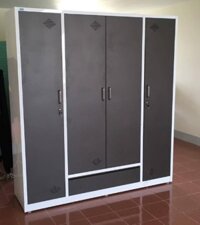 Tủ sắt đựng quần áo 4 cánh CA-8A-LG