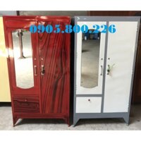 Tủ sắt đựng quần áo cao 1m6 ngang 90cm tưng bừng khuyến mãi HCM