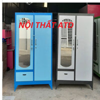 Tủ sắt đựng quần áo giá rẻ tại xưởng HCM