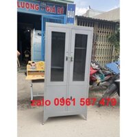 tủ sắt hồ sơ kiếng 1m8x90(HCM)