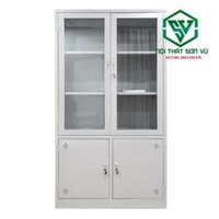 Tủ Sắt Kính Trắng TU09K3