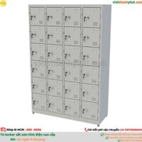 Tủ sắt locker 24 ngăn kiểu TS986-4K