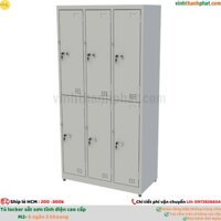 Tủ sắt locker 6 ngăn kiểu TS982-3K