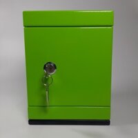 Tủ sắt mini có chìa khóa để tiền ống heo giấy tờ an toàn tiện dụng