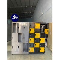 Tủ sắt nhân viên - tủ hồ sơ- tủ  locker- Tủ sắt nhiều ngăn 2 4.6.8.10.12.15 cửa có chìa khóa để đồ cá nhân