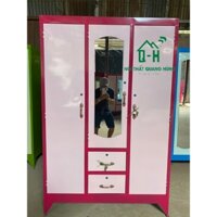 TỦ SẮT QUẦN ÁO 3 CÁNH 2 HỘC HCM