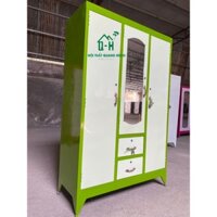 TỦ SẮT QUẦN ÁO 3 CÁNH MẪU SIÊU ĐẸP HCM