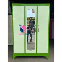 tủ sắt quần áo 3 cánh