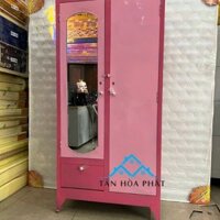 Tủ sắt quần áo giá rẻ kích thước: 90cm x 45cm x 1.6m(rộng x sâu x cao)