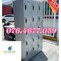 Tủ sắt - Tủ sắt locker 10 ngăn =>30 ngăn- Giá rẻ liên hệ 076.4677.059