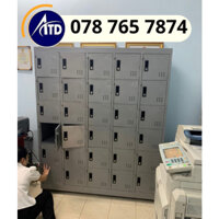 Tủ sắt - Tủ sắt locker 30 ngăn (30 ô) - Giá rẻ liên hệ 078 765 7874