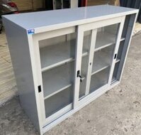 Tủ sắt TU88GPCK thấp cánh kính lùa