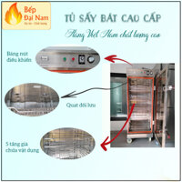 Tủ sấy bát đĩa công nghiệp, cấu tạo 3 lớp chất lượng cao, tủ sấy chén bát đơn cánh kính