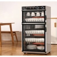 Tủ sấy bát đĩa gia đình dung tính 120L -có khử trùng hiện đại - Máy khử trùng chén bát 2 cánh