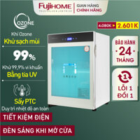 Tủ sấy bát đĩa khử khuẩn UV & Ozone FUJIHOME 68 Lít, Tủ sấy khô diệt khuẩn đa năng dụng cụ y tế