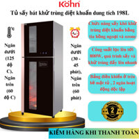 Tủ sấy bát Đĩa Máy Tiệt Trùng Sấy Khô Kohn KS35G Khử Trùng Diệt Khuẩn Dụng Cụ Y Tế Bằng Tia UV