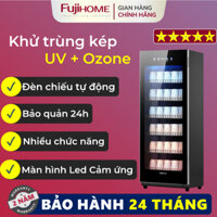 Tủ sấy bát đĩa tiệt trùng FUJIHOME 180Lít DD180 Nhập Khẩu, Máy sấy nhiệt UV - màn hình led thông minh