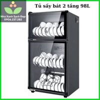 Tủ sấy chén bát 2 tầng 98lít khử khuẩn diệt trùng cao cấp - Máy sấy bát đĩa gia đình