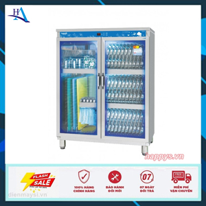 Tủ sấy khô khử trùng dao, thớt, khay ăn, ly Happys HPS-102K