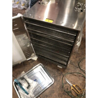 Tủ sấy mít dẻo, sấy hoa, lá làm trà loại 20 khay vuông Inox dễ sử dụng