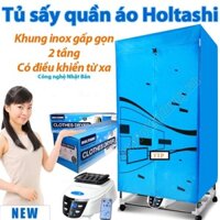 Tủ sấy quần áo cao cấp Holtashi có điều khiển từ xa TC-6011 CHÍNH HÃNG BH 12 THÁNG