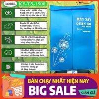 Tủ sấy quần áo đa năng Kungfu KF-TS1500, công nghệ sưởi gốm, nhiệt độ lên tới 65 độ