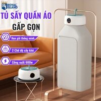 Tủ Sấy Quần Áo Gấp Gọn 2 Chế Độ Công Suất 600W - Máy Sấy Cao Cấp Với Công Nghệ Sấy Khử Khuẩn, Khử Trùng Bằng Tia UVC