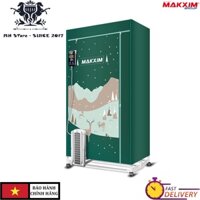 Tủ sấy quần áo ion Makxim V3T công suất 1600W có thể dùng làm máy sưởi mùa đông và sấy Holtashi